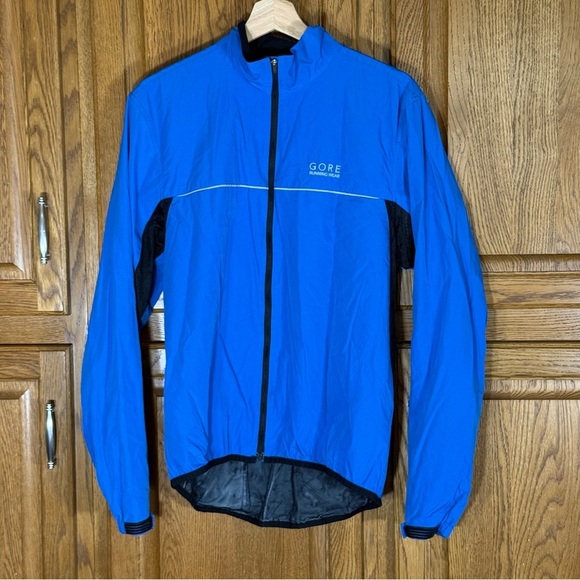 GORE-TEX Other - GoreTex Running Wear Windstopper Jacket Blue Men’s Lightweight Cycling Run Large
